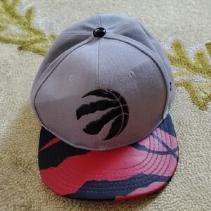Men's Gray Red New Era 5Fifty Toronto Raptors NBA Basketball Sports Hat Cap